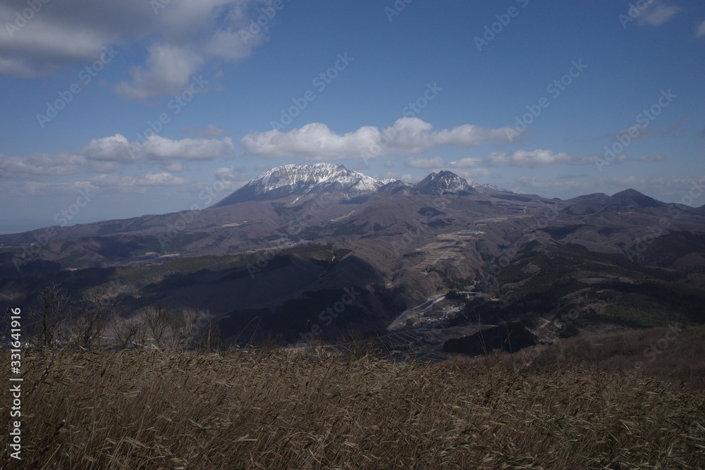 日本の岡山の三平山