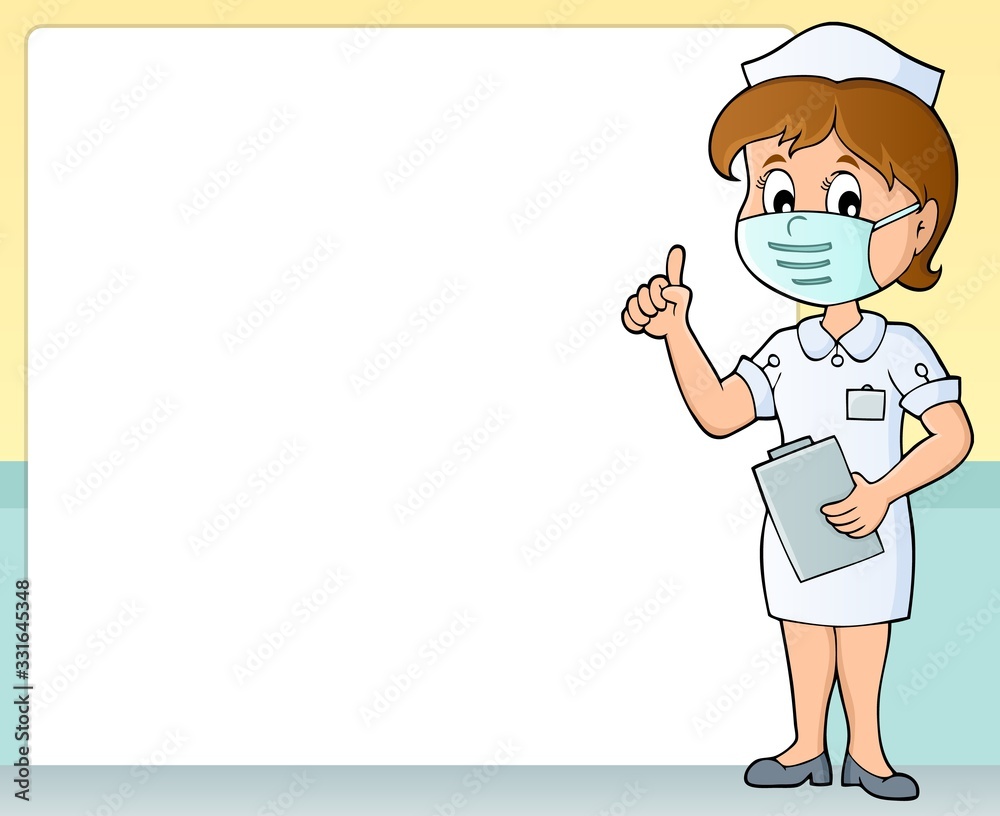 Nurse theme frame 1 Nurse theme frame 1