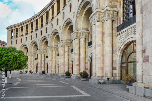 Ministry of Foreign Affairs building in Republic square, Yerevan, Armenia © Baharlou