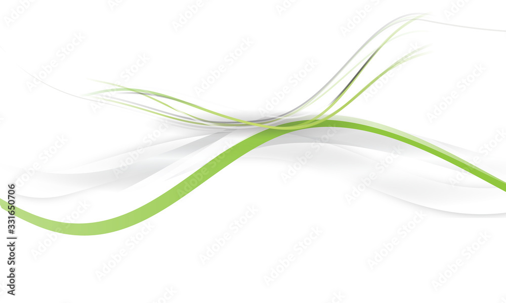 Welle Wellen Band Banner Grün Business Modern Welle Wellen Band Banner Grün Business Modern
