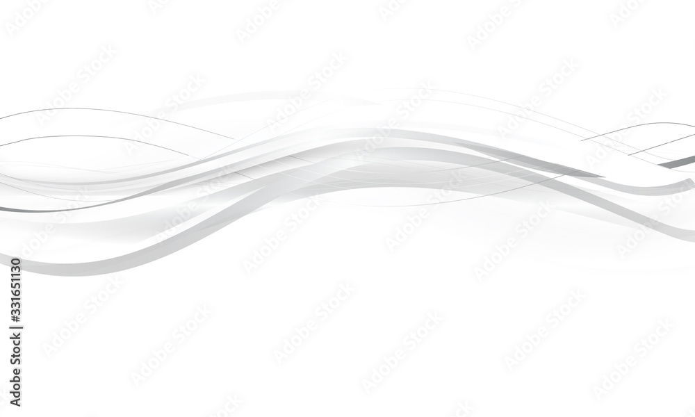 Welle Wellen Grau Silber Hintergrund Band Banner Welle Wellen Grau Silber Hintergrund Band Banner