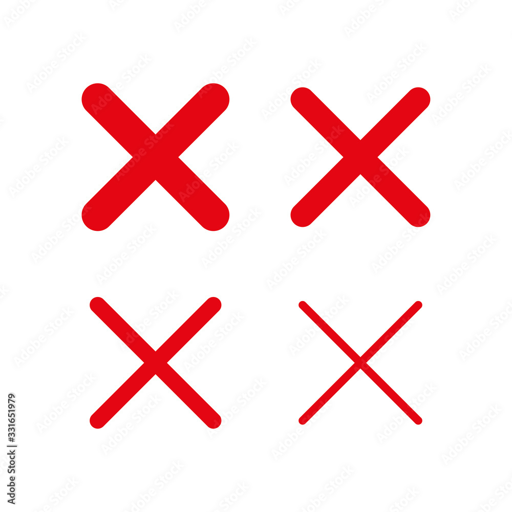 Cancel or close vector sign. Delete icon, no sign Cancel or close vector sign. Delete icon, no sign