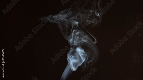 abstract smoke on black background