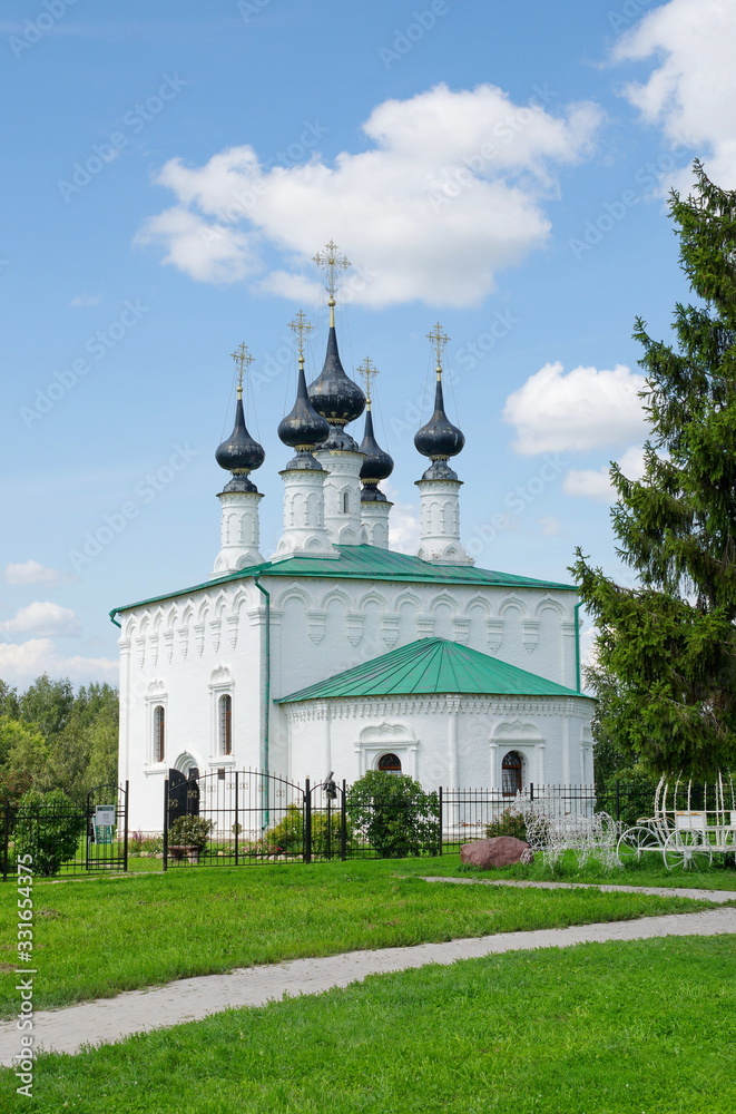 Church of the Entrance of the Lord to Jerusalem. Suzdal, Vladimir region. Golden ring of Russia