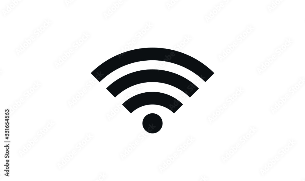 Wireless and wifi icon or sign for remote internet access Wireless and wifi icon or sign for remote internet access