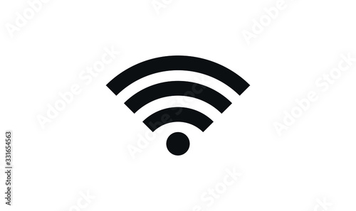 Wireless and wifi icon or sign for remote internet access