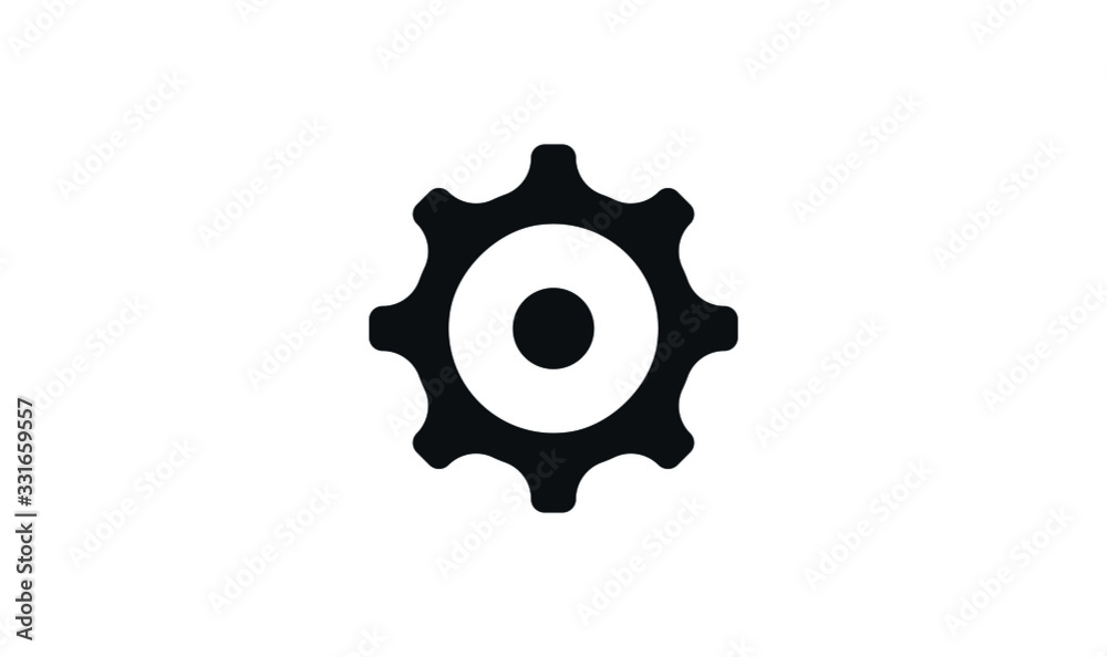 Gear Icon Vector Template, Flat Design Engineering Cogwheel. Business process icon Gear Icon Vector Template, Flat Design Engineering Cogwheel. Business process icon