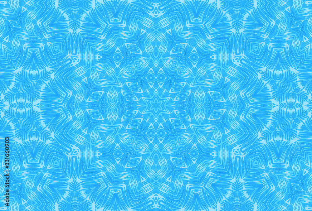 Blue background with abstract concentric pattern Blue background with abstract concentric pattern