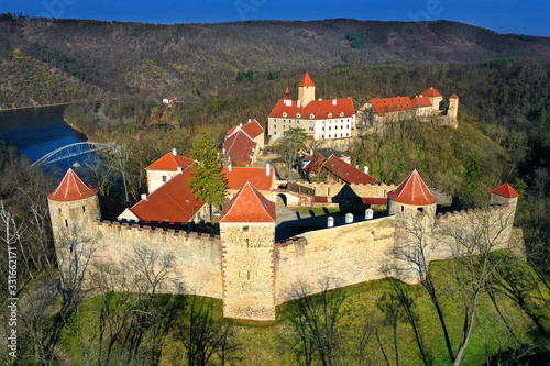 Veveri castle, near the city of Brno, Moravia, Czech republic photo