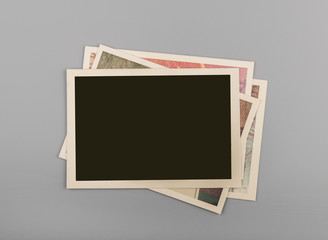 Stack of Blank vintage photos