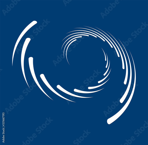 white helical, spiraling, curl and curly shape. spiral, twirl, swirl illustration. twine design element over single-color, monochrome background, backdrop. helix, volute