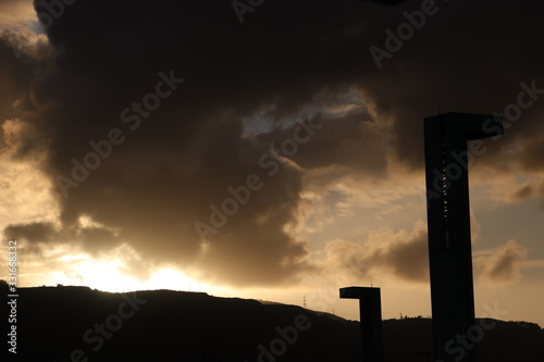 Clouds in the evening