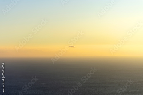 sea horizon at sunset © Searuss
