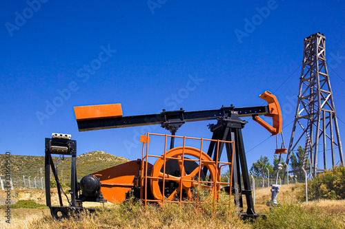 ARGENTINA, historic Oilpump near Commodore Rivadavia photo