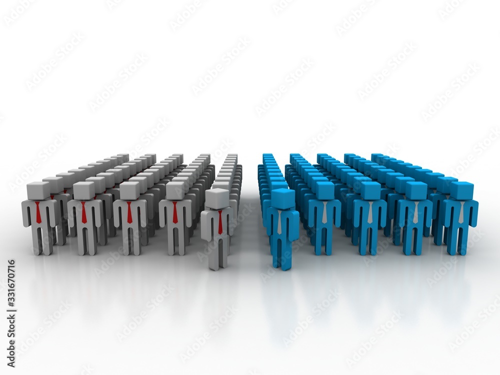 3d illustration Business Network concept 3d illustration Business Network concept