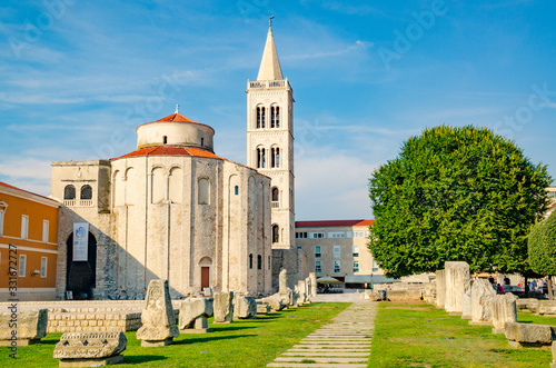 San Donato Church - Zara famous place in historical city of Croatia