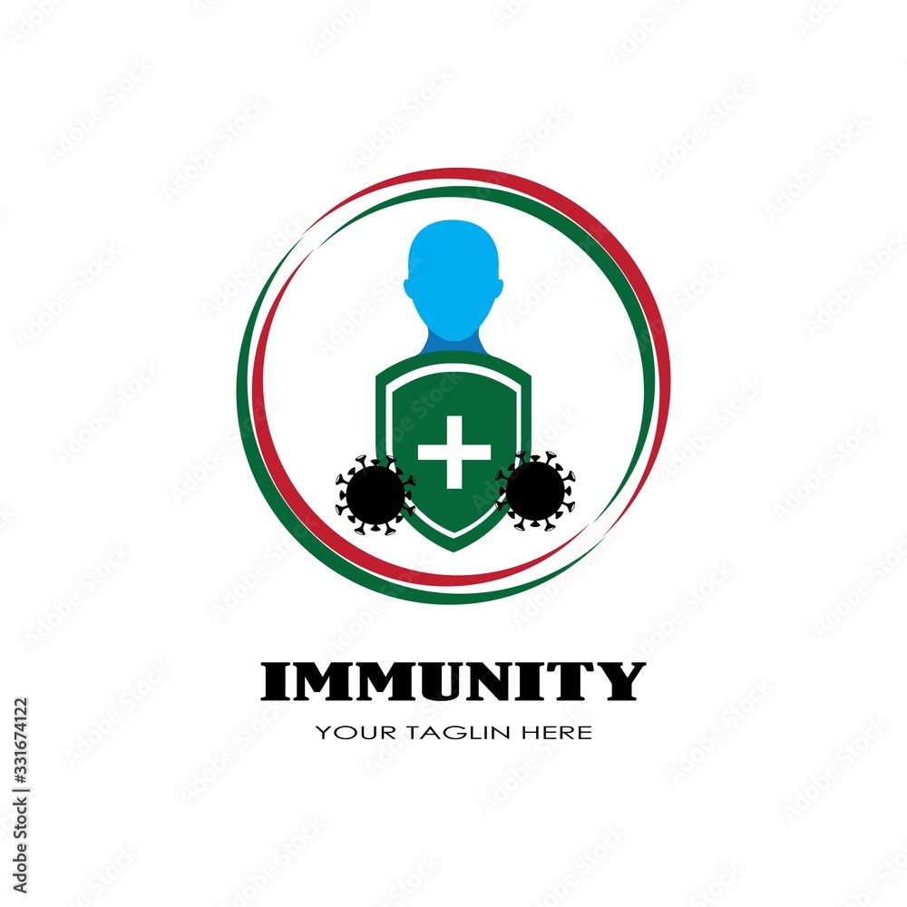 immunization logo Stock Vector | Adobe Stock