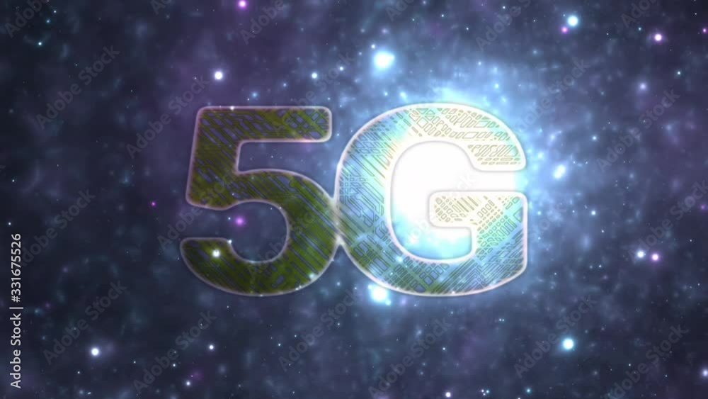 5G word traveling in space graphic, attractive and butifull word. 5G word traveling in space graphic, attractive and butifull word.