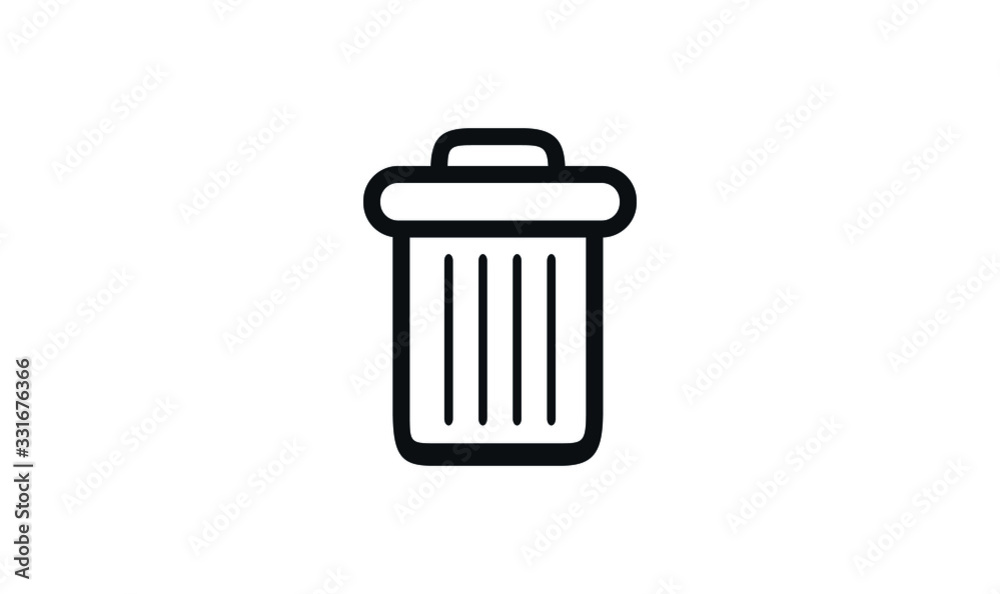 Trash icon garbage symbol icon, vector illustration Trash icon garbage symbol icon, vector illustration