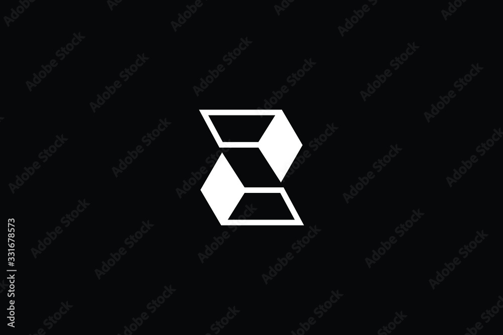 Minimal elegant monogram art logo. Outstanding professional trendy ...