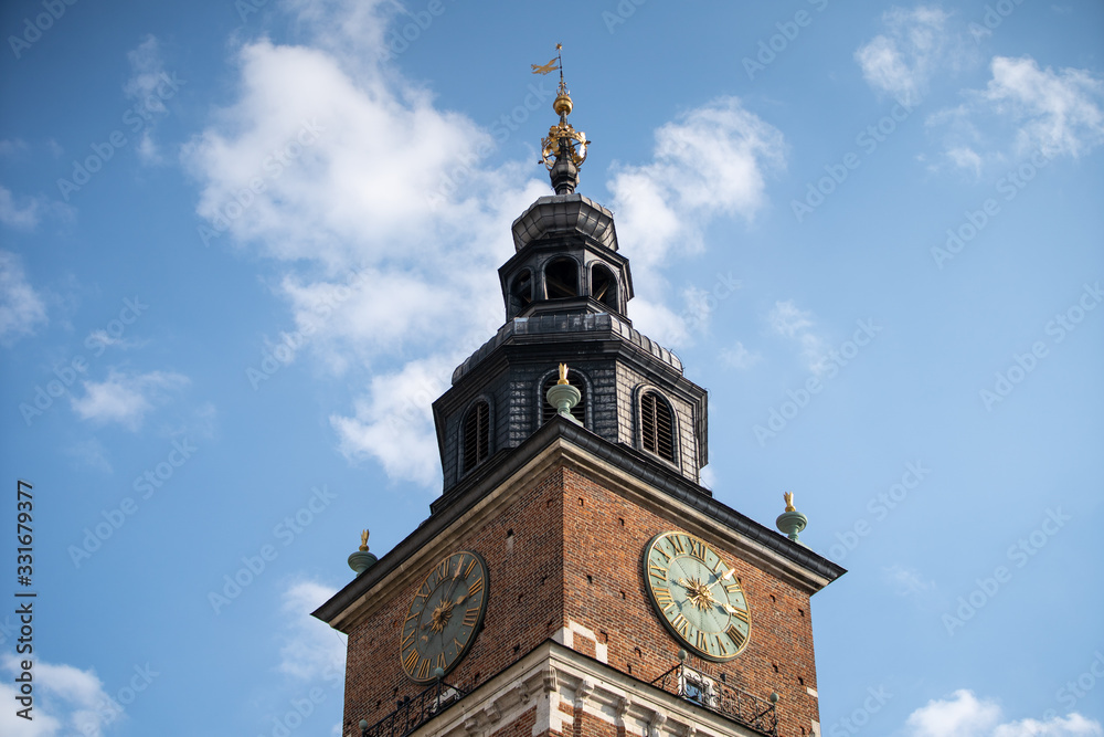 Town hall Tower. Main Market Square in Krakow