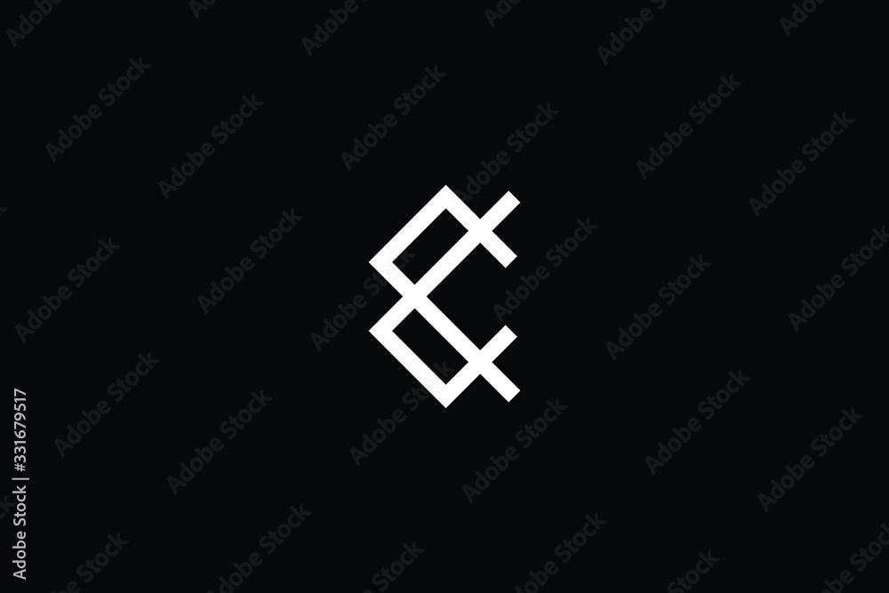 Minimal elegant monogram art logo. Outstanding professional trendy awesome artistic EX XE initial based Alphabet icon logo. Premium Business logo in White color on black background Minimal elegant monogram art logo. Outstanding professional trendy awesome artistic EX XE initial based Alphabet icon logo. Premium Business logo in White color on black background