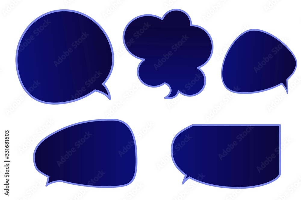 © Auncha - set of speech bubbles © Auncha - set of speech bubbles