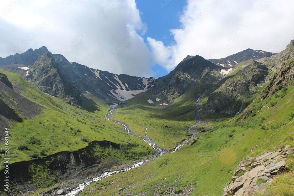 landscape photography of the nature of North Ossetia