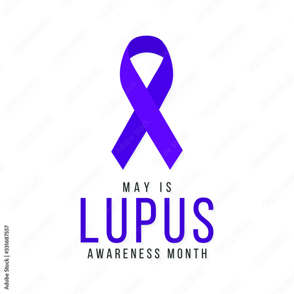 Vector illustration on the theme of Lupus erythematosus awareness month observed every year during the month of May. Vector illustration on the theme of Lupus erythematosus awareness month observed every year during the month of May.