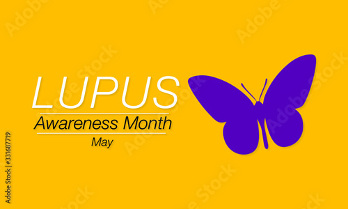 Vector illustration on the theme of Lupus erythematosus awareness month observed every year during the month of May. 
