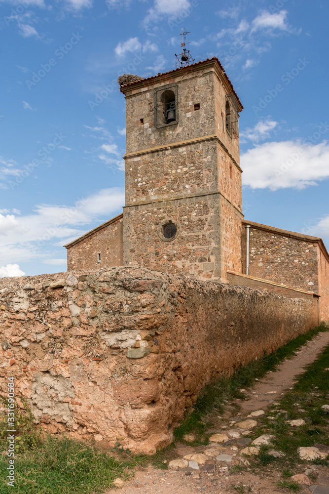 Church of San Pedro in Estebanvela. Segovia province. Castilla y León Spain