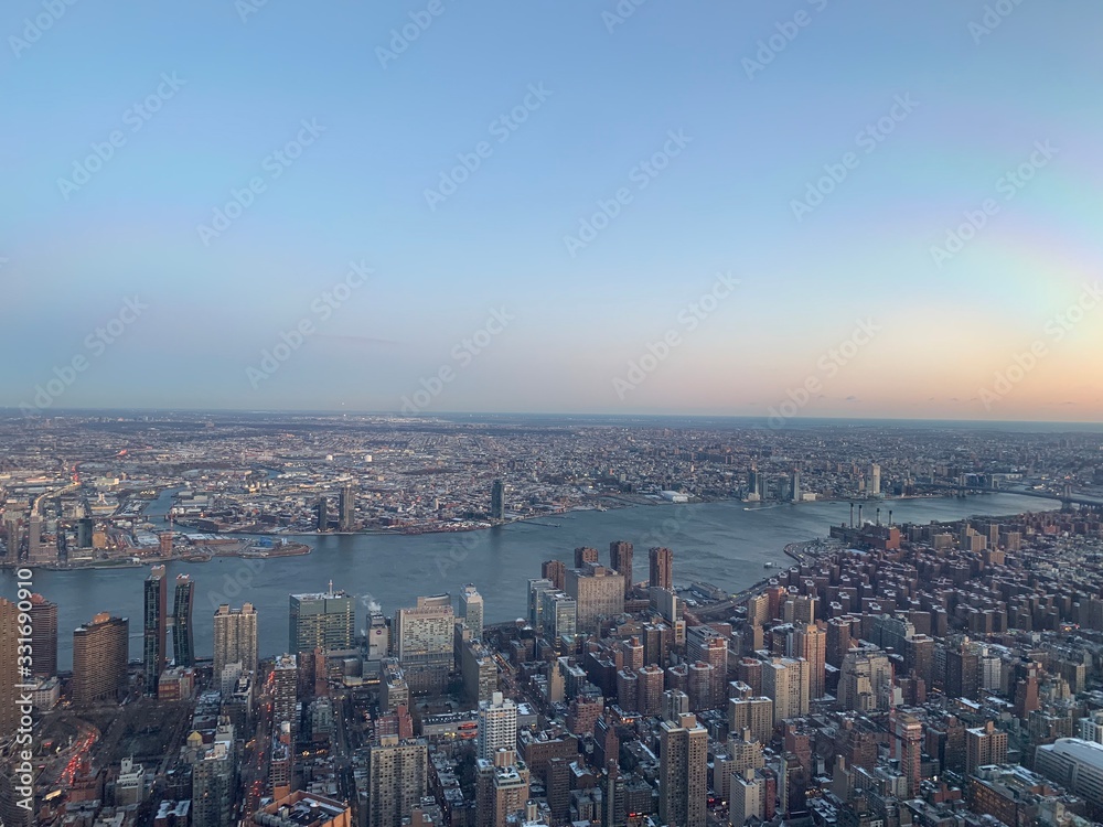 New York City view with