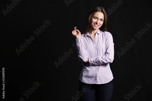 Portrait of beautiful young...