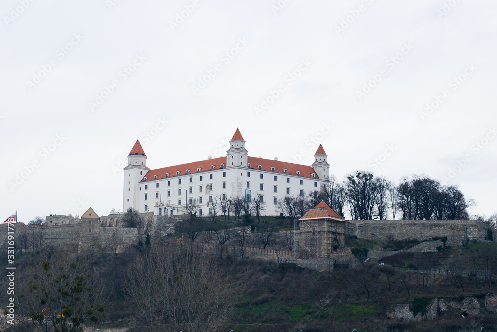 Old Bratislava Castle in the capital of Slovakia