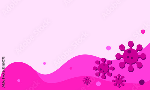 abstract background with virus 