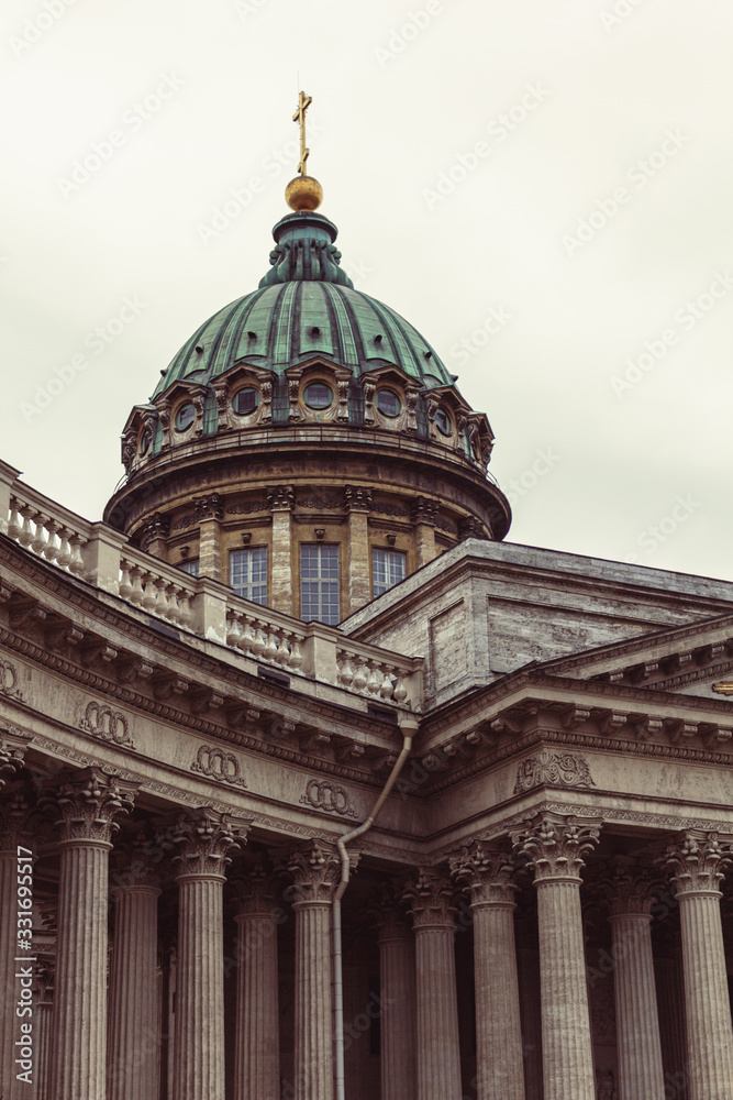 Fototapeta premium Kazan cathedral in Saint Petersburg, Russia