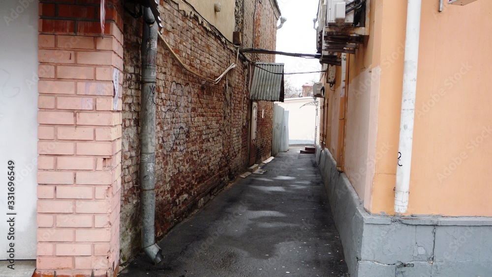 between two buildings between two buildings
