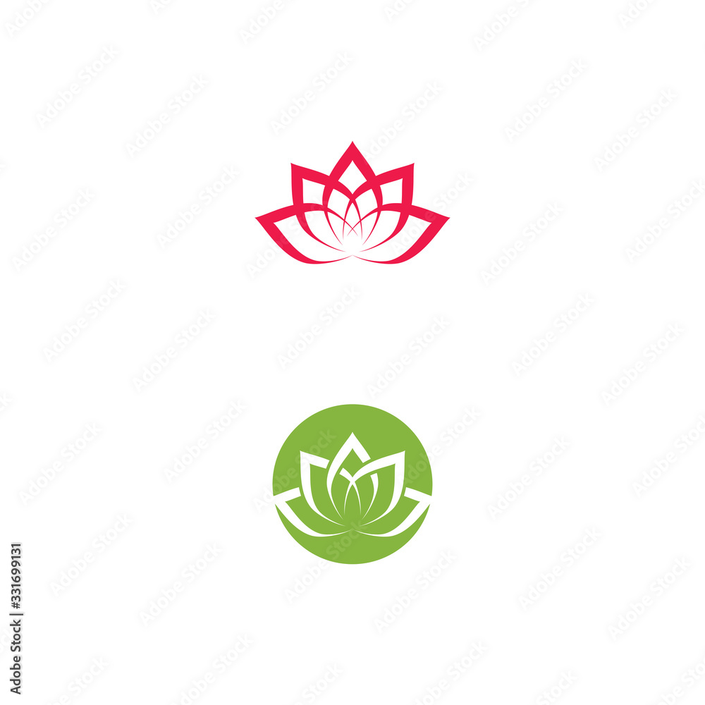 Lotus Logo Template vector symbol Lotus Logo Template vector symbol