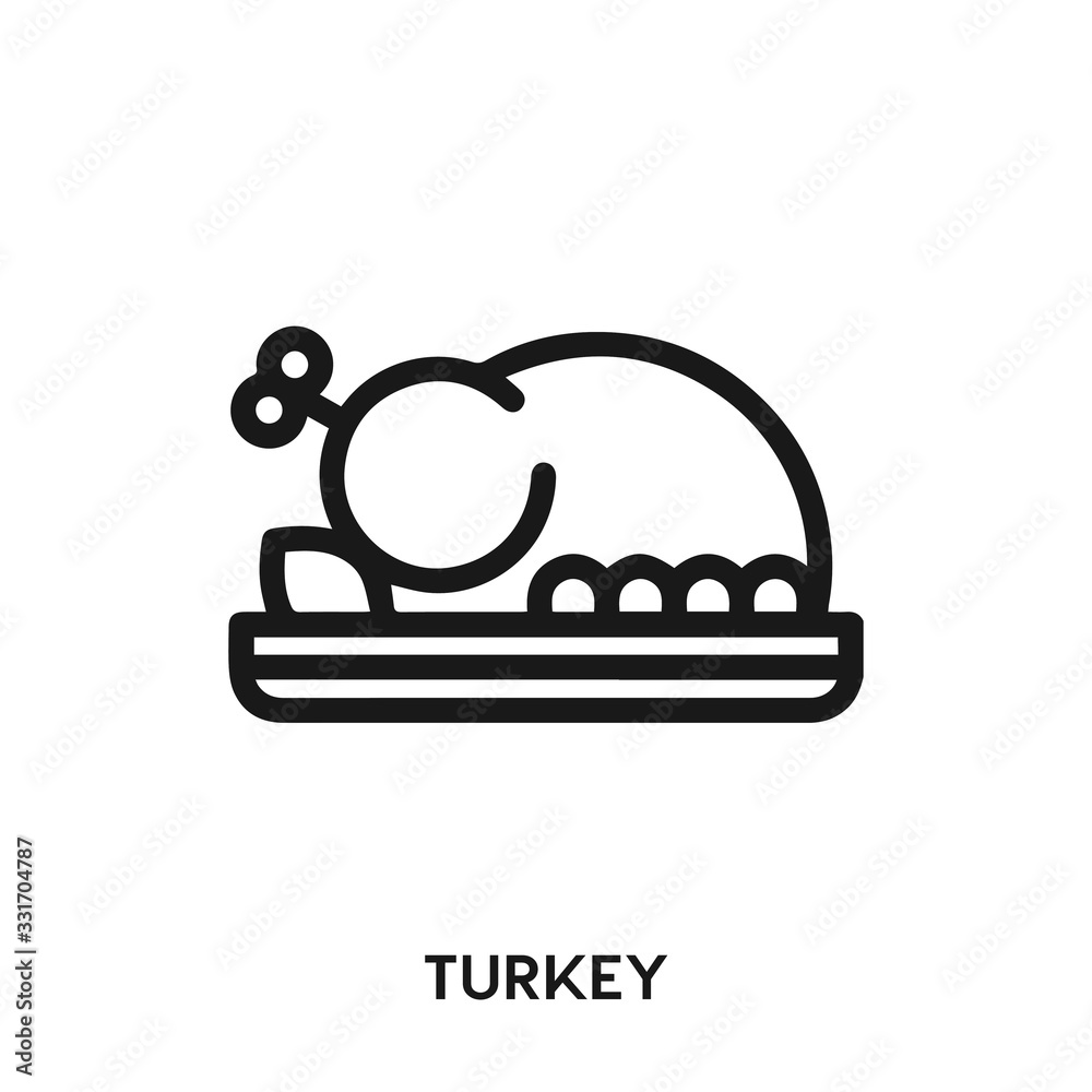 turkey icon vector. turkey symbol sign. turkey icon vector. turkey symbol sign.