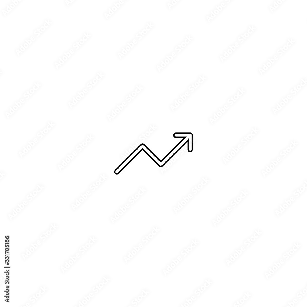 Chart icon. Finance strategy symbol. Logo design element Chart icon. Finance strategy symbol. Logo design element