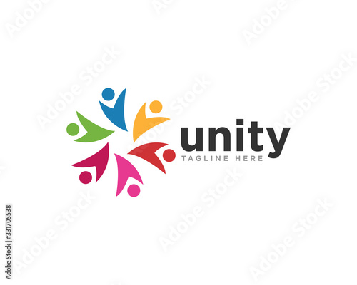 Community Logo Icon Design Vector