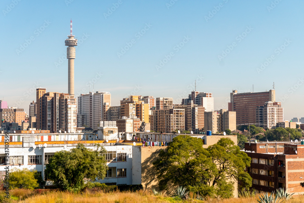 Obraz premium Downtown of Johannesburg, South Africa