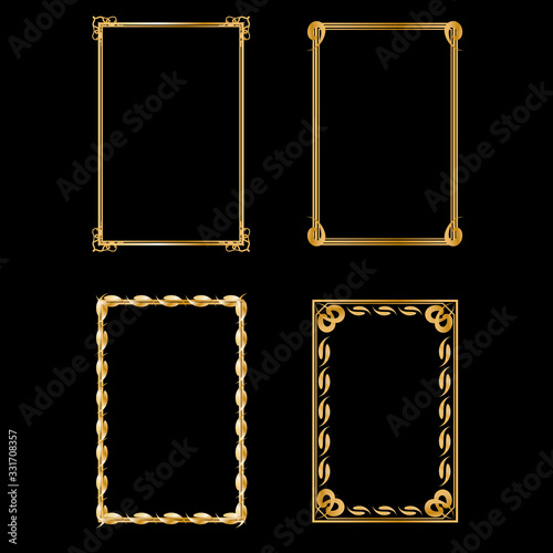 Photography Collection Gold frame for paintings or photographs