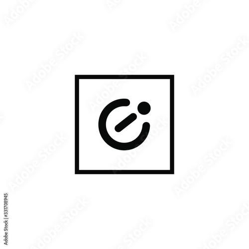 letter C logo icon template