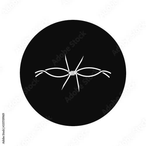barbed wire logo