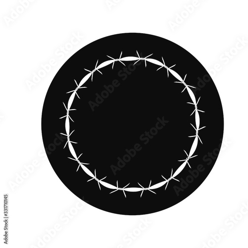 barbed wire logo