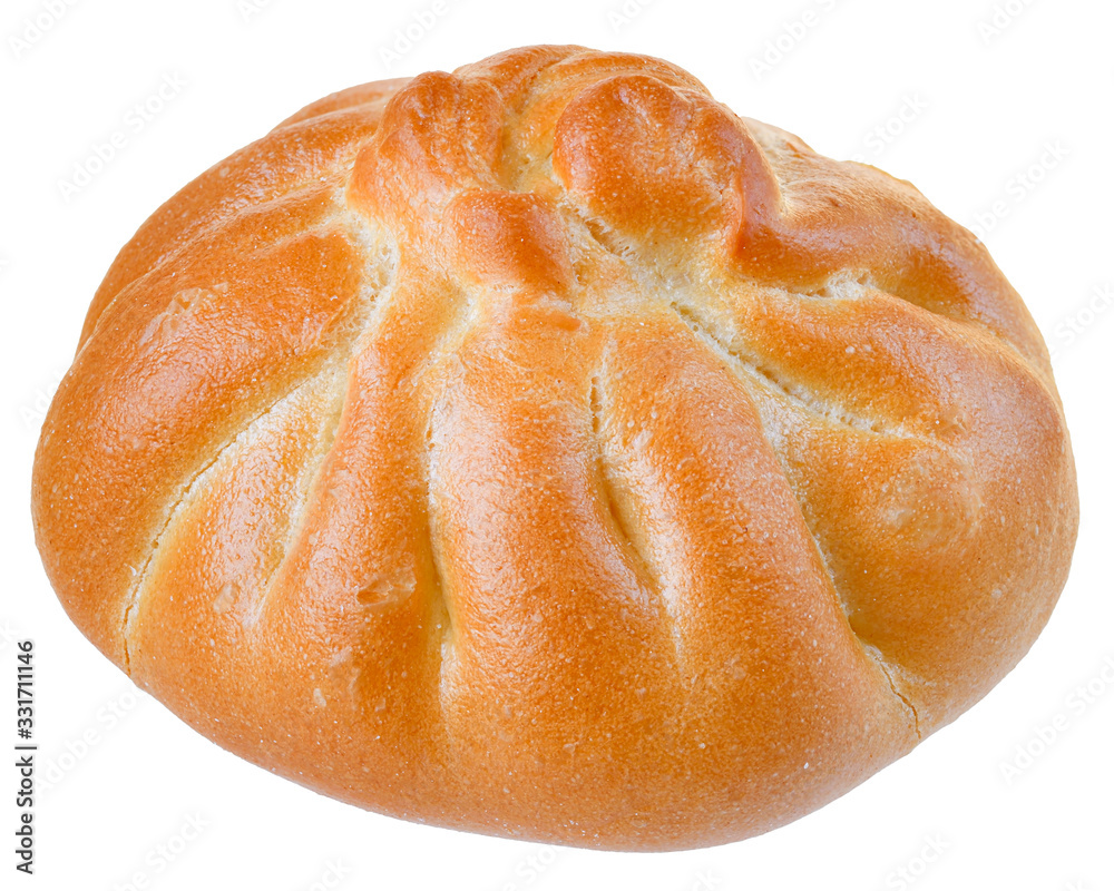 sweet bun with filling isolated sweet bun with filling isolated