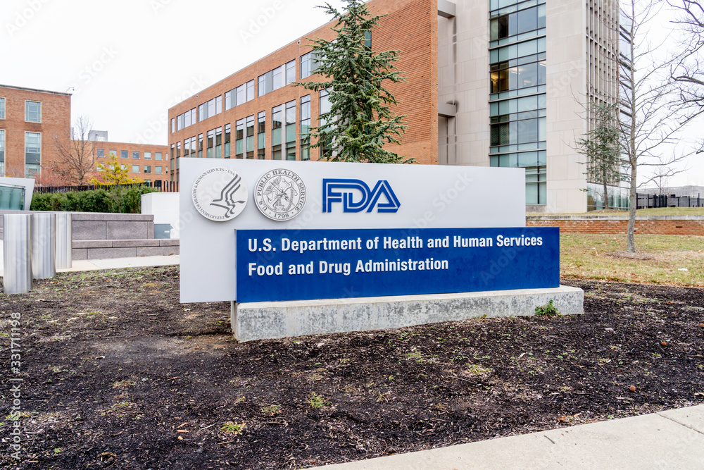 Washington, D.C., USA- January 13, 2020: FDA Sign at its headquarters in  Washington DC. The Food and Drug Administration (FDA or USFDA) is a federal  agency of the USA. Stock Photo | Adobe Stock