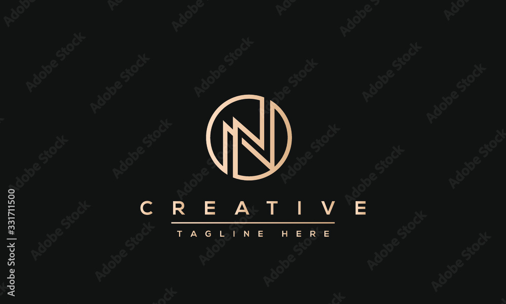 Modern creative N Logo Design and template. NN icon initial Based Monogram and Letters in vector. Modern creative N Logo Design and template. NN icon initial Based Monogram and Letters in vector.