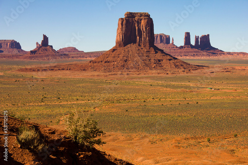 The rocks formations of Monument Valley, Utah, USA